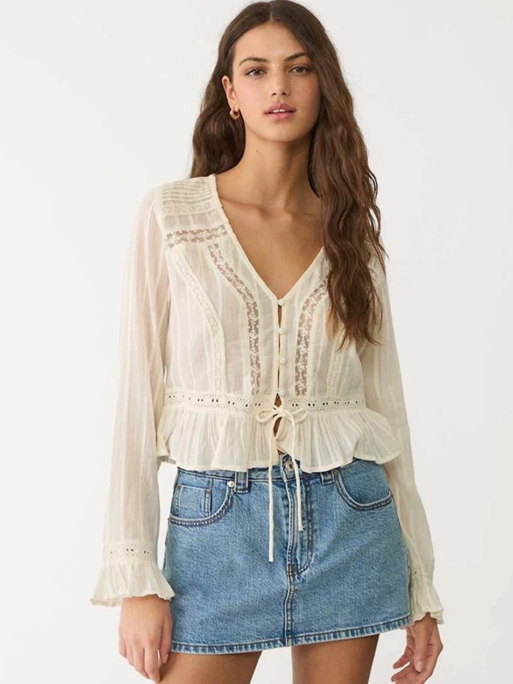 Universal Thread flowy tie top!